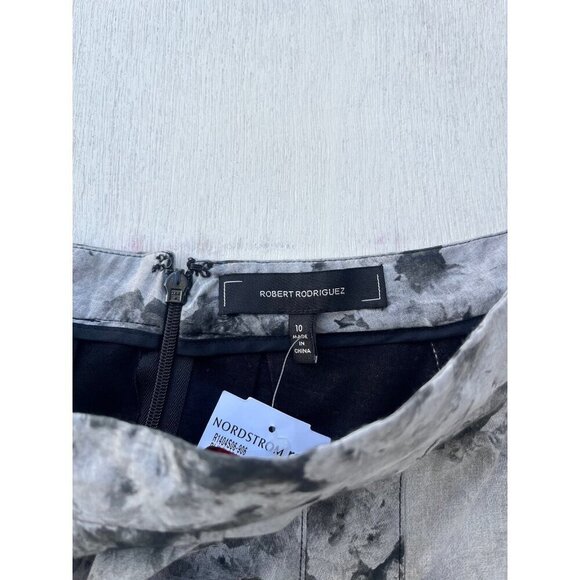 Robert Rodriguez Womens Pockets Asymmetrical Pleated Mini Skirt Size 10 - Picture 7 of 10